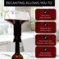 Wine Decanter Recanter With Stand, Beads, and Foil Cutter