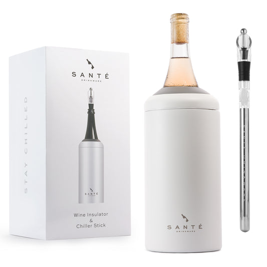 Wine Chiller & Stick (White)