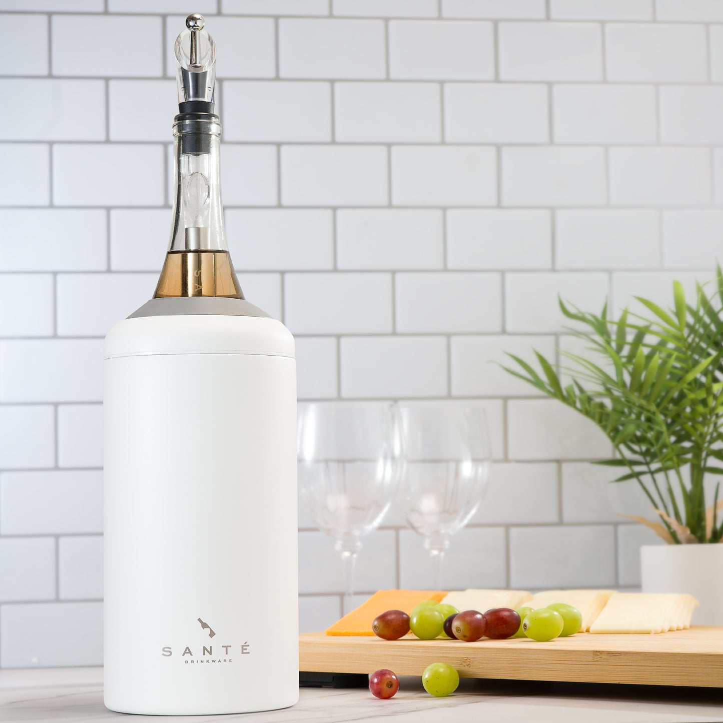 Wine Chiller & Stick (White)